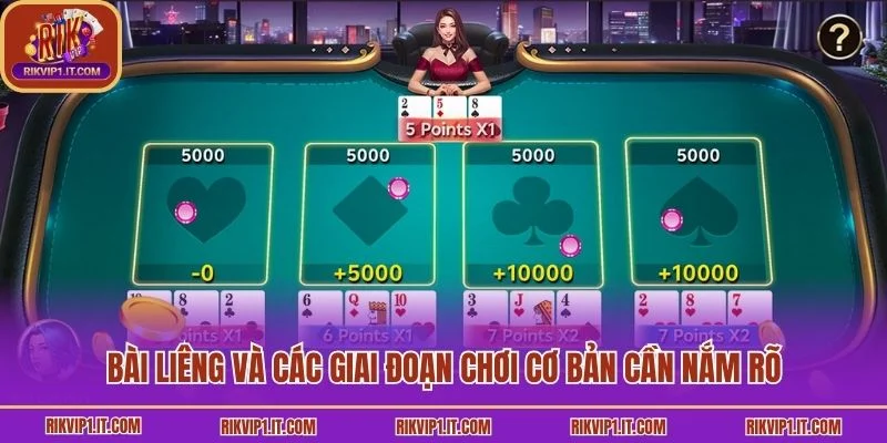 Bài liêng và các giai đoạn chơi cơ bản cần nắm rõ